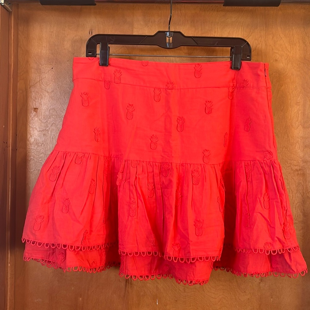 Farm Rio pineapple mini skirt
